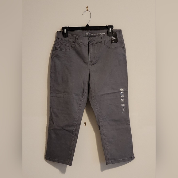 NWT - New York & Company Soho Curvy Cropped Legging - Picture 1 of 5